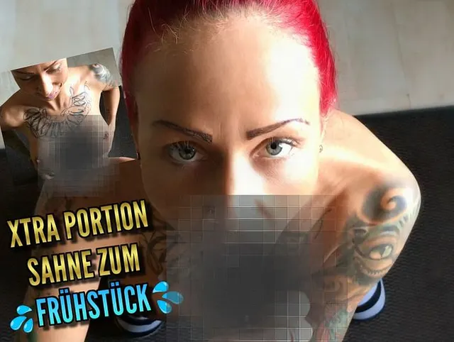Schwanz zum Frühstück - Ungeschminkt und geil !